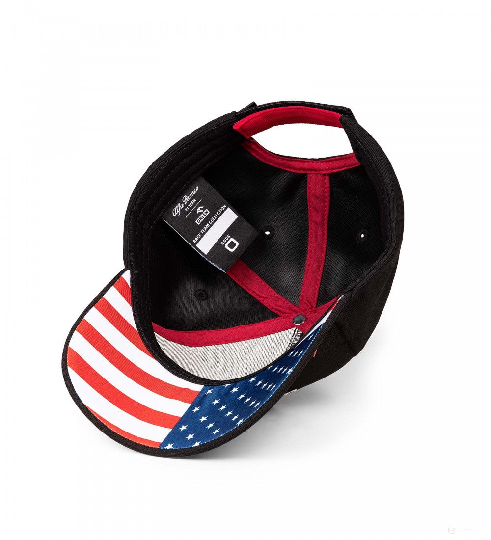 2022, Negro, Adulto, USA GP, Alfa Romeo Gorra de beisbol - FansBRANDS®