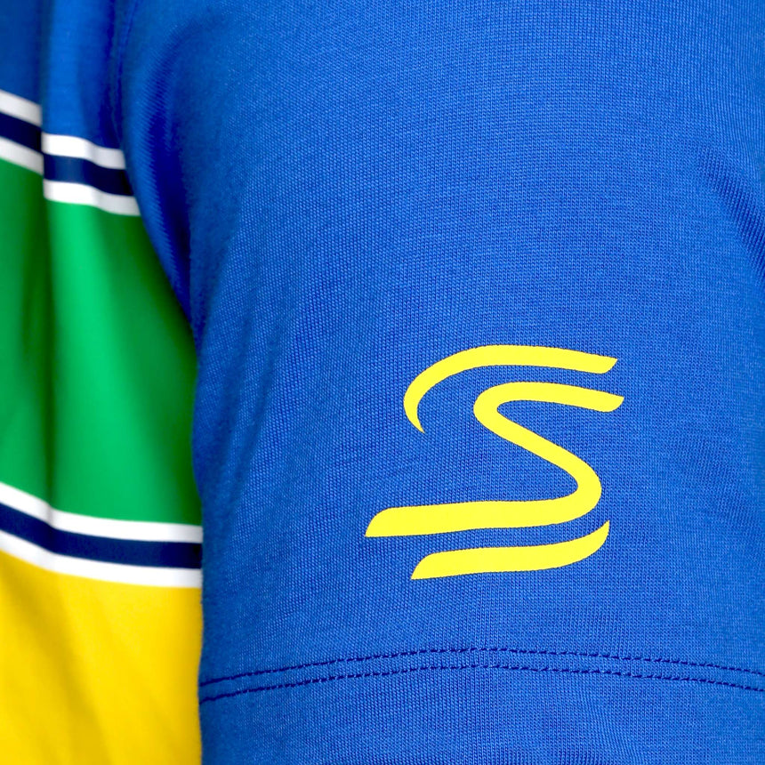 Ayrton Senna camiseta, #SENNA, azul