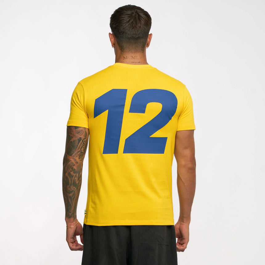 camiseta de Ayrton Senna, #SENNA, amarillo