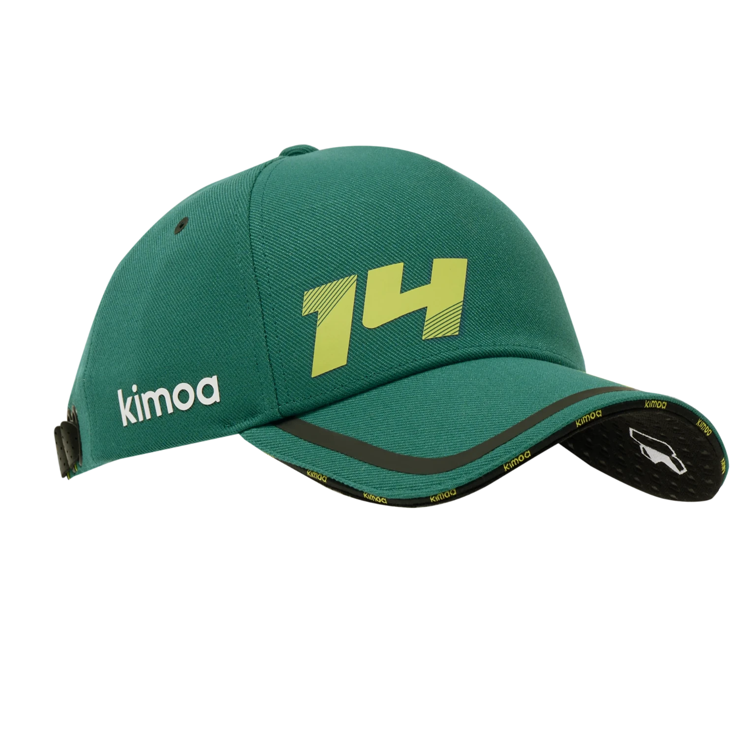 Fernando Alonso cap, Kimoa, tech, green, 2024