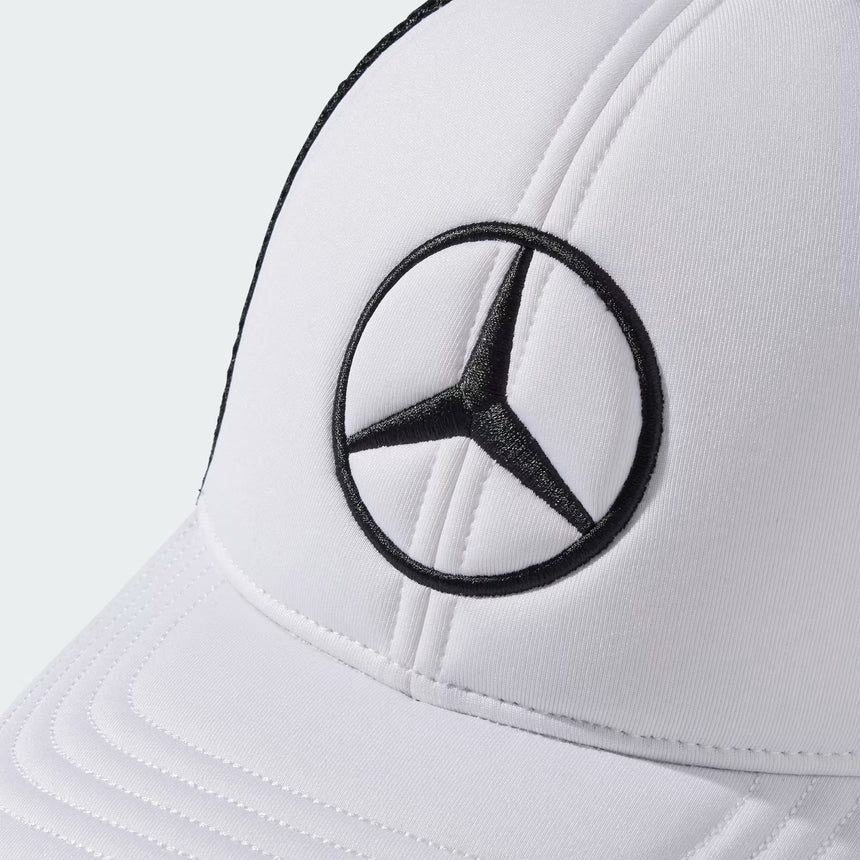 Gorra Mercedes, camionero, logo grande, blanco/negro 🔥