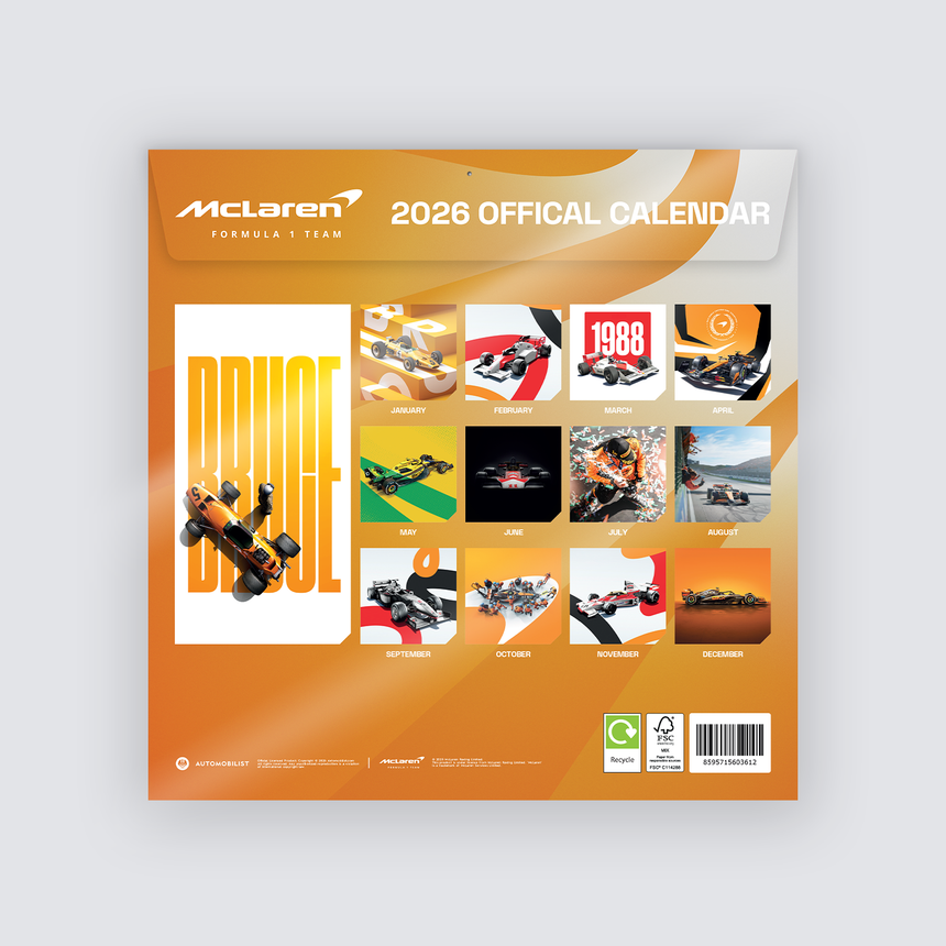 Equipo de Fórmula 1 McLaren - Calendario Oficial - 2026