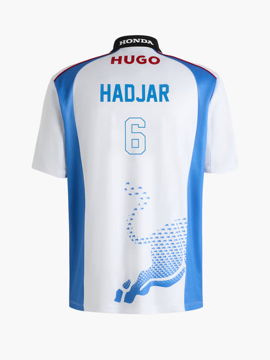 Polo VISA RB, Isack Hadjar, equipo, blanco