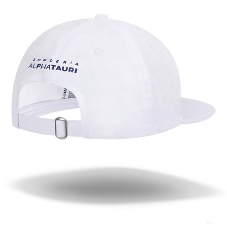 Gorra de ala plana, Alpha Tauri Team, Adulto, Blanco, 2021 - FansBRANDS®