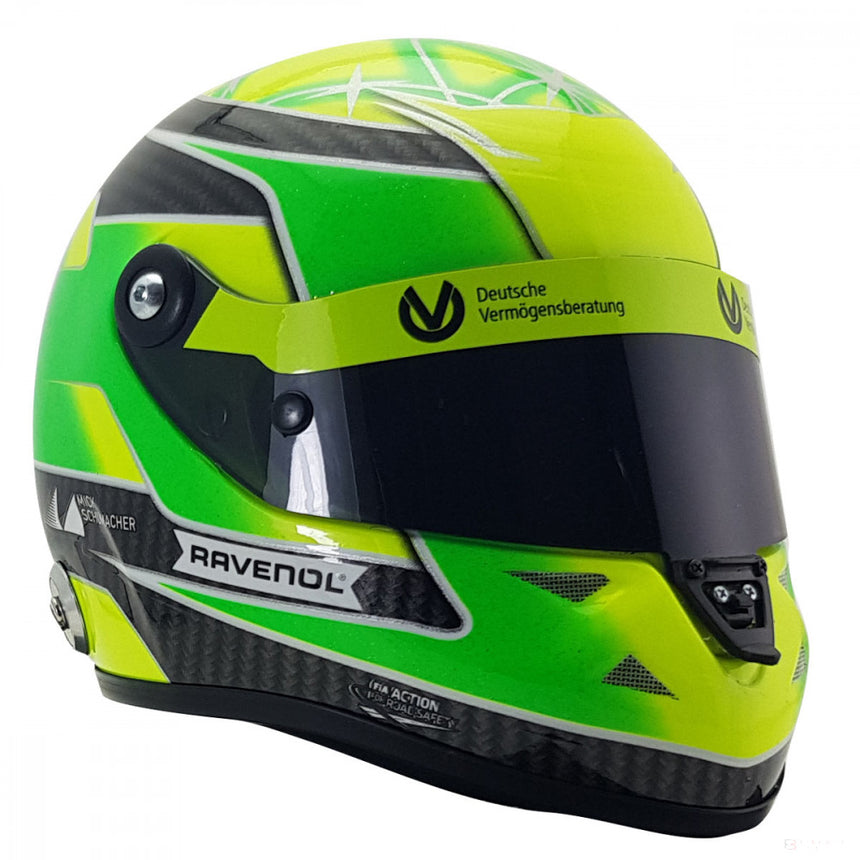 Auto modelo, Mick Schumacher Helmet Belgium Spa 2018 Formula 3 Champion, 1:2, Verde, 2018 - FansBRANDS®