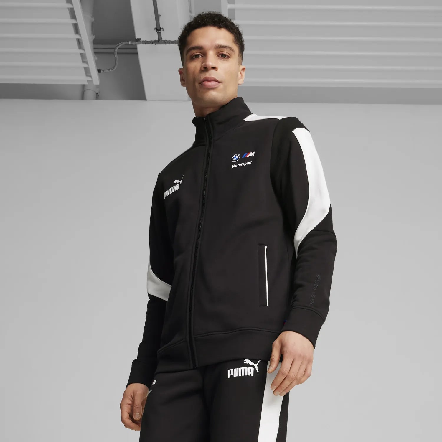 BMW MMS MT7 Zip-Up Sweatshirt Set - Black 🔥