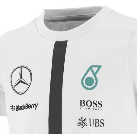 Camiseta infantil, Mercedes, Blanco, 2015