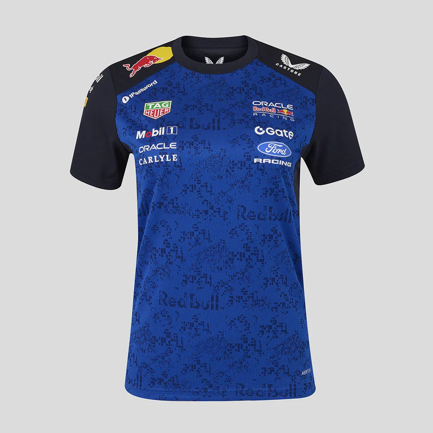 Camiseta Red Bull, equipo, mujer, azul
