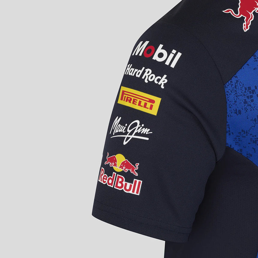 Camiseta Red Bull, equipo, mujer, azul
