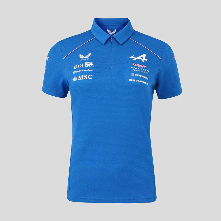 Polo alpino, equipo, mujer, azul, 2026