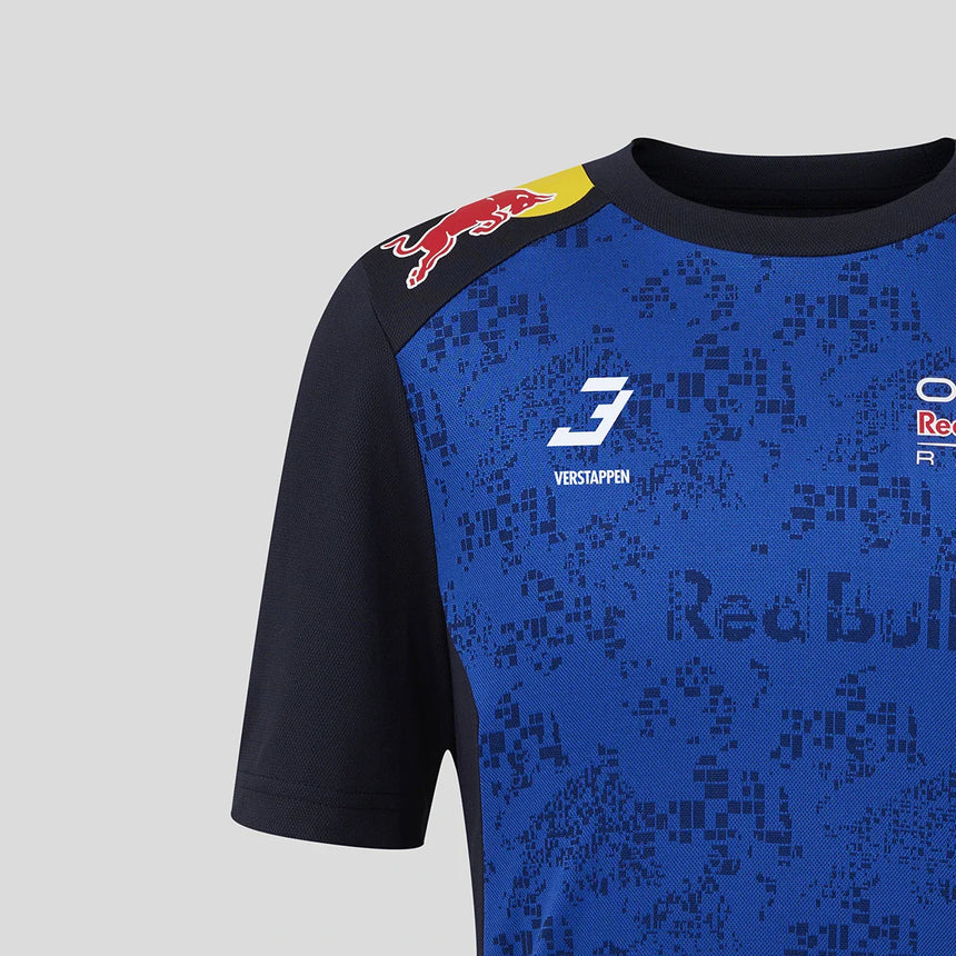 Camiseta de Red Bull, equipo, Max Verstappen, niños, azul