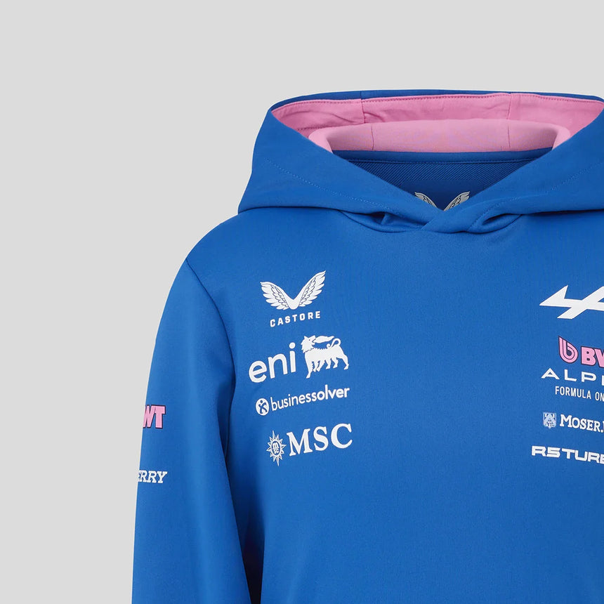 Sudadera con capucha Alpine, equipo, azul, niños