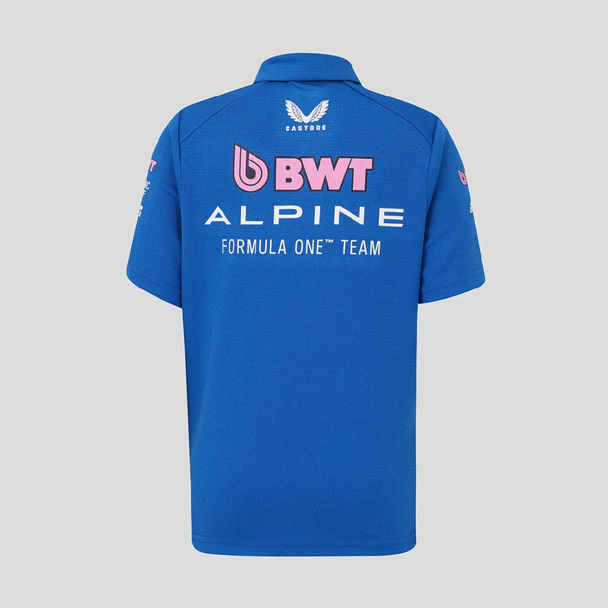 Polo alpino, equipo, niños, azul, 2026
