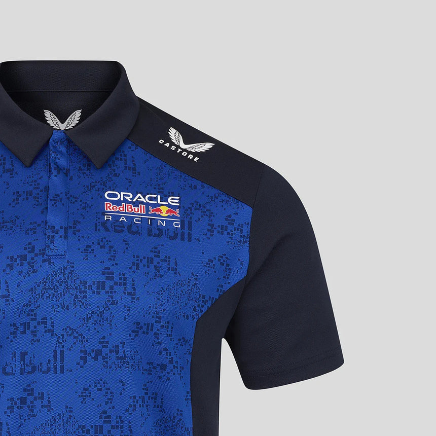 Polo de Red Bull, equipo, Max Verstappen, azul