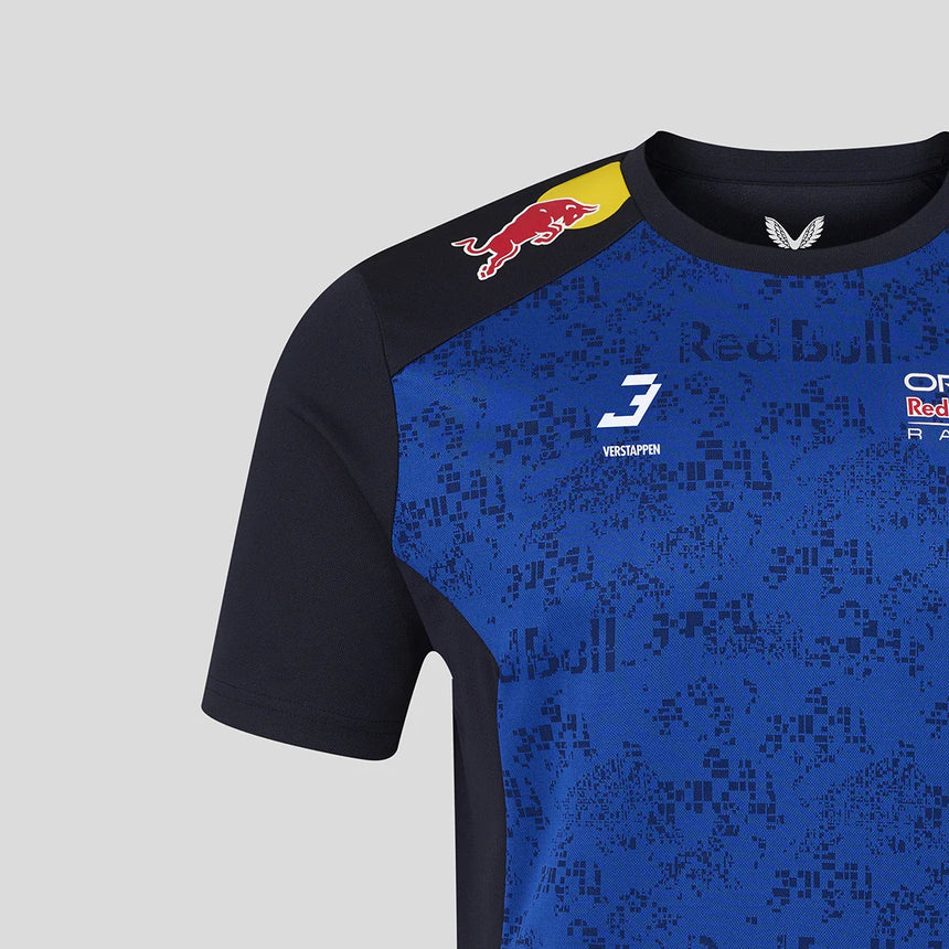 Camiseta de Red Bull, equipo, Max Verstappen, azul
