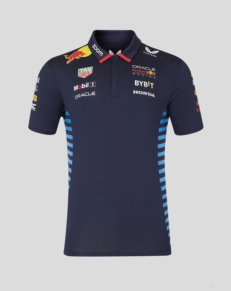 Red Bull camiseta cuello polo, Castore, equipo, azul, 2024 - FansBRANDS®