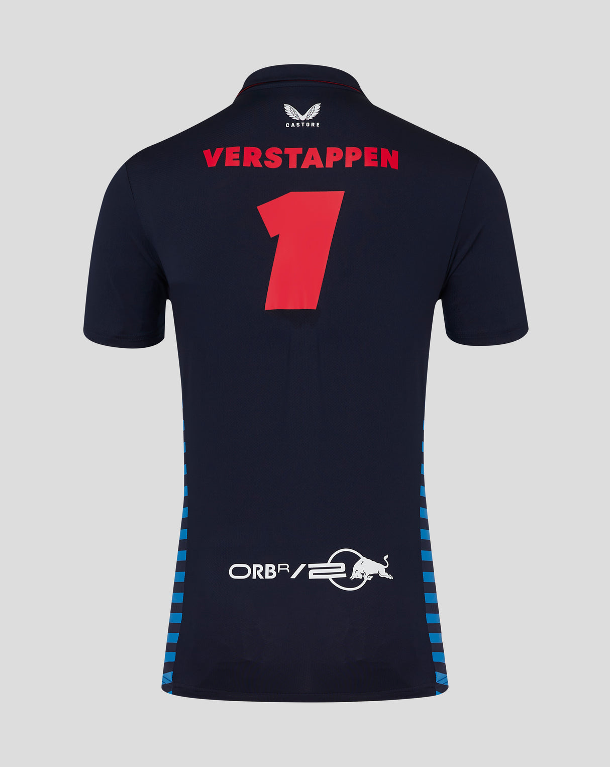 Red Bull camiseta cuello polo, Castore, Max Verstappen, azul - FansBRANDS®