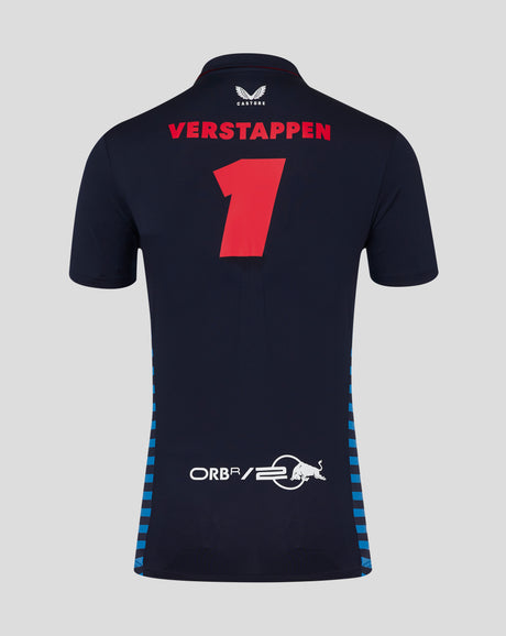 Red Bull camiseta cuello polo, Castore, Max Verstappen, azul - FansBRANDS®