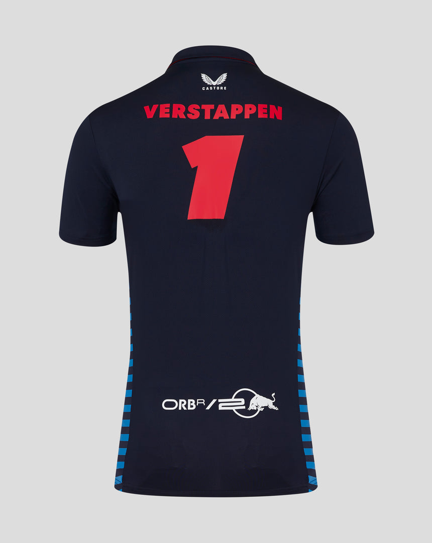 Red Bull camiseta cuello polo, Castore, Max Verstappen, azul - FansBRANDS®
