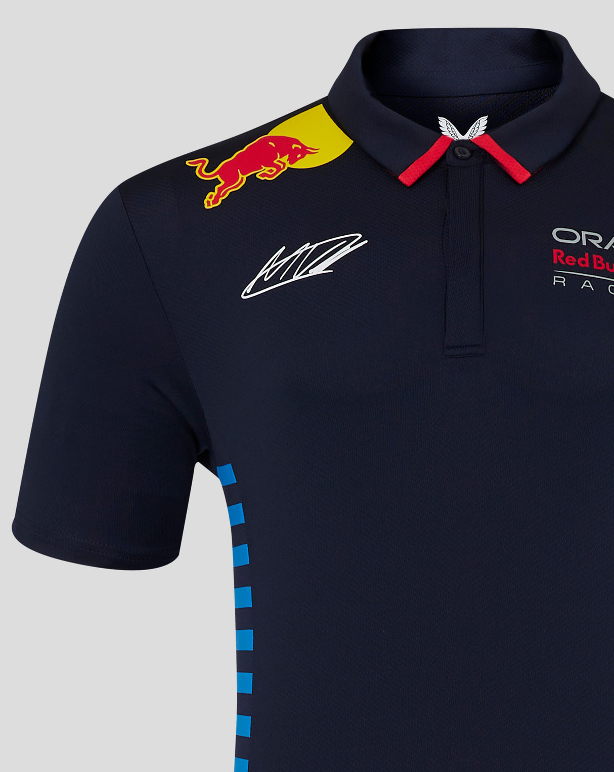 Red Bull camiseta cuello polo, Castore, Max Verstappen, azul - FansBRANDS®