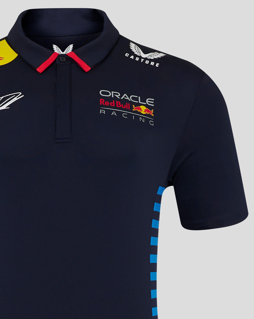 Red Bull camiseta cuello polo, Castore, Max Verstappen, azul - FansBRANDS®