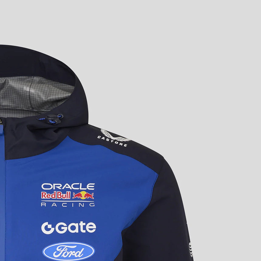 Chaqueta impermeable Red Bull, equipo, azul