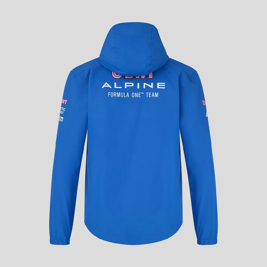 Chaqueta de lluvia Alpine, equipo, azul