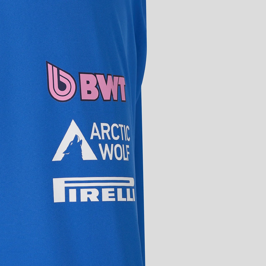 Chaqueta de lluvia Alpine, equipo, azul