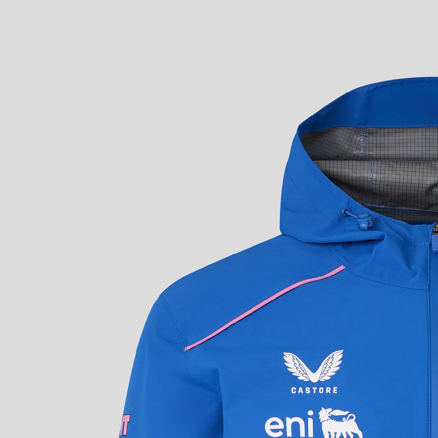 Chaqueta de lluvia Alpine, equipo, azul