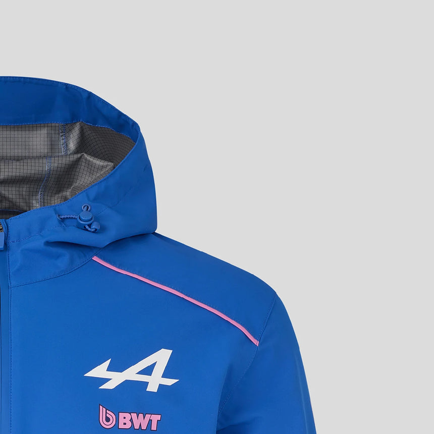 Chaqueta de lluvia Alpine, equipo, azul