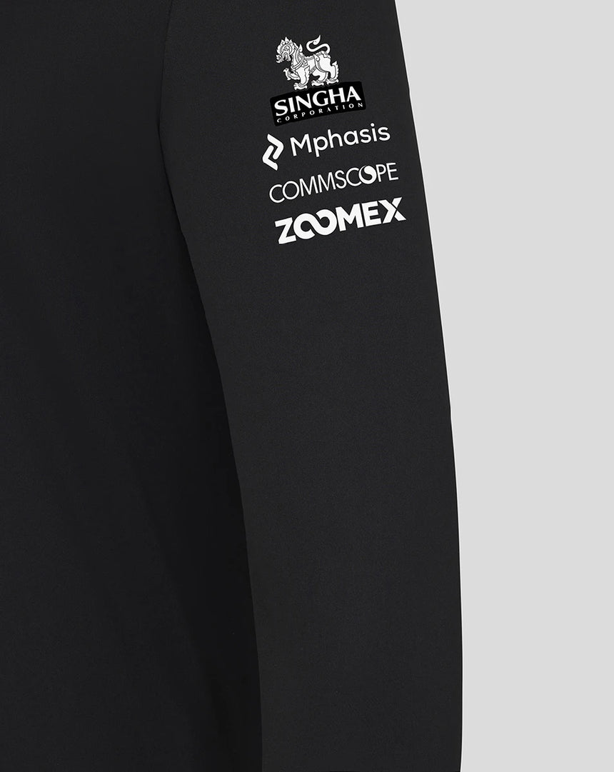 Sudadera con capucha Haas F1, equipo, negra