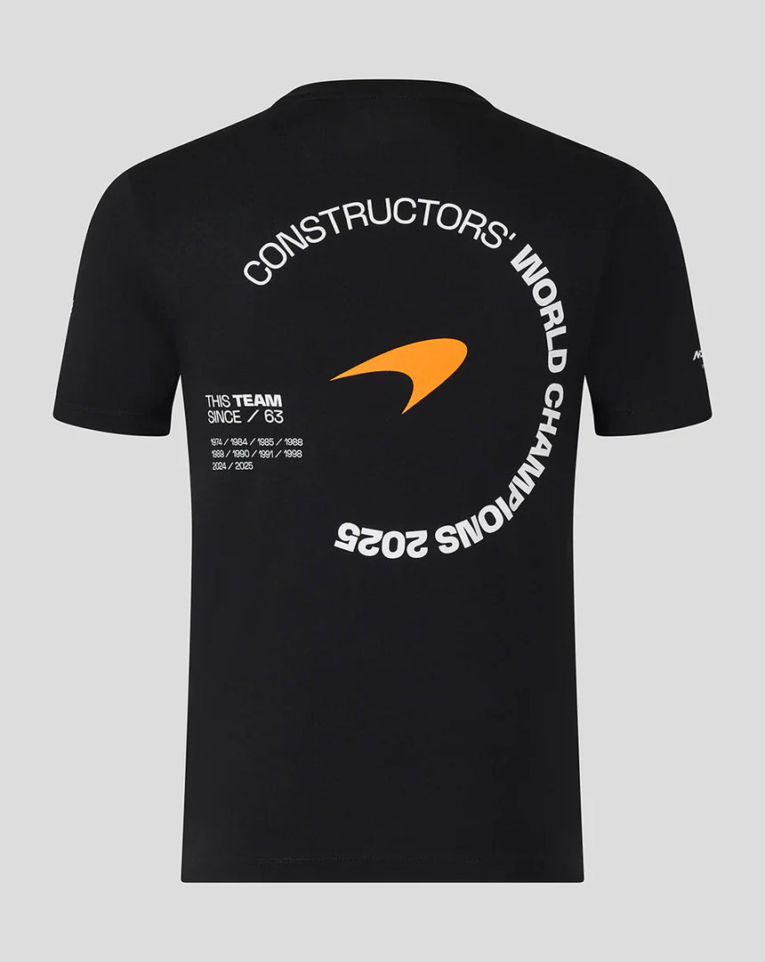Camiseta de McLaren, Campeón de constructores, 2025, negro 🔥