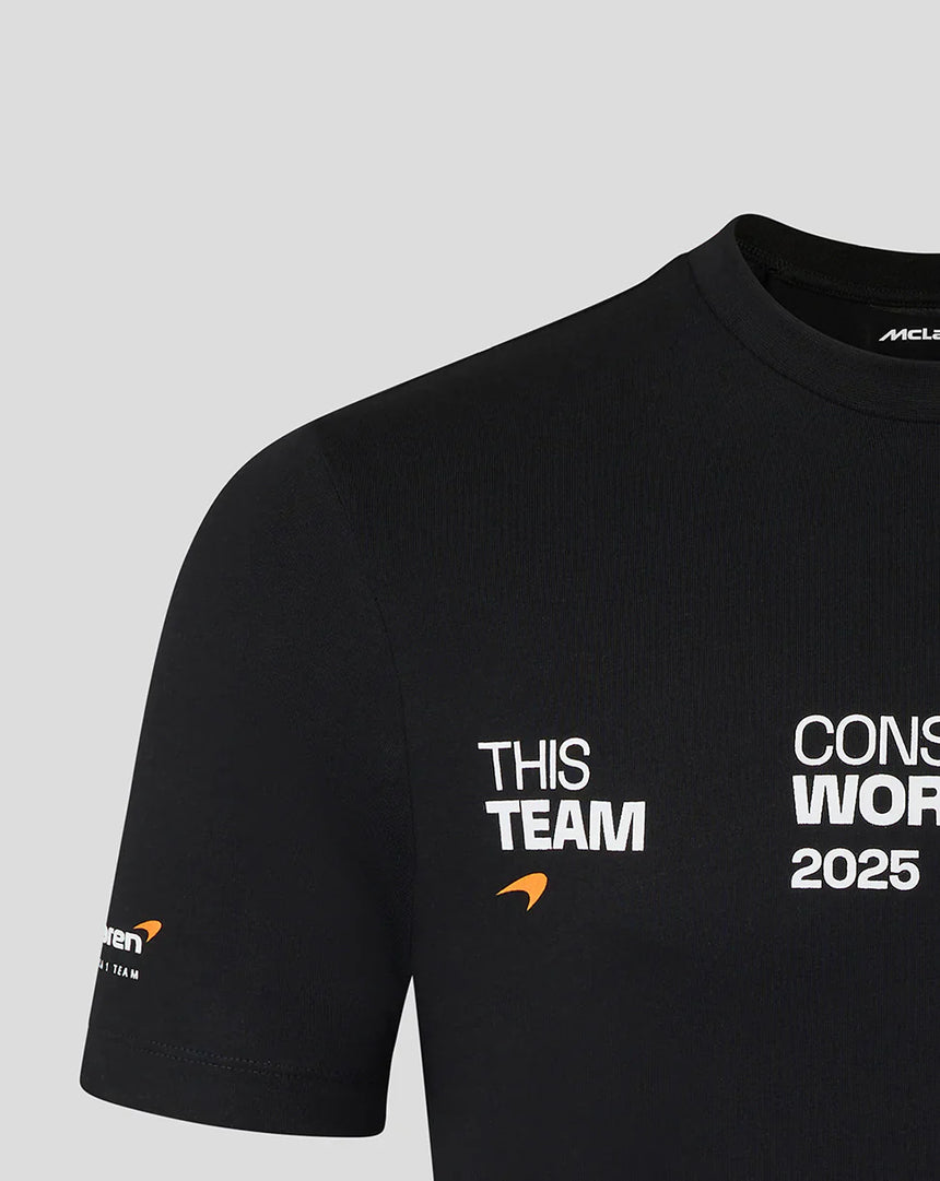 Camiseta de McLaren, Campeón de constructores, 2025, negro 🔥