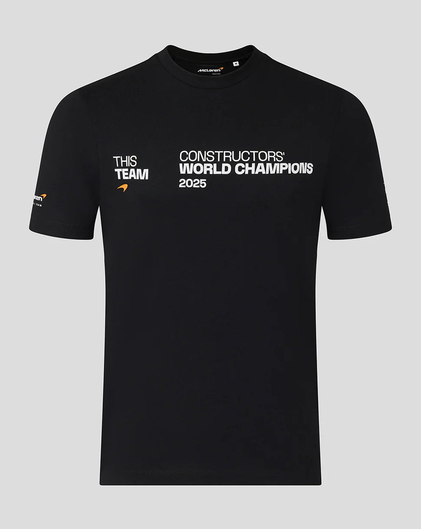 Camiseta de McLaren, Campeón de constructores, 2025, negro 🔥