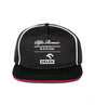 Gorra de ala plana, Alfa Romeo Team, Adulto, Negro, 2021 - FansBRANDS®