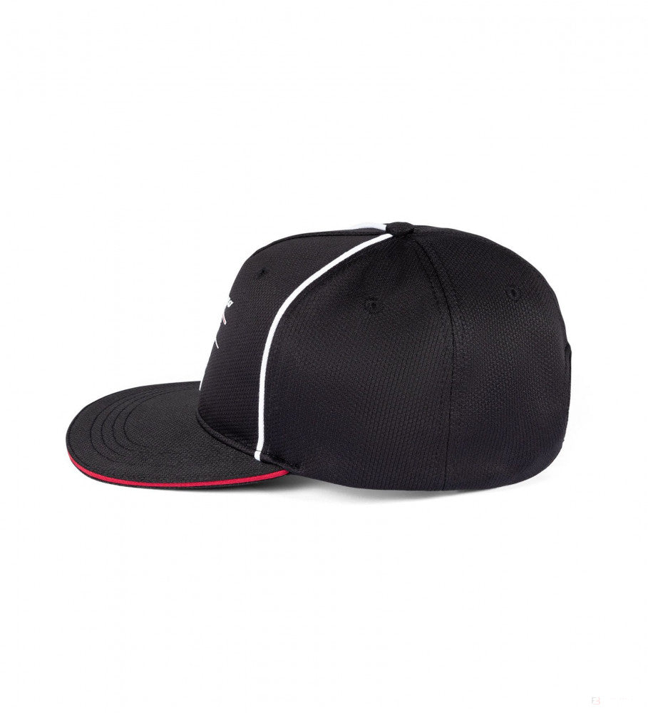 Gorra de ala plana, Alfa Romeo Team, Adulto, Negro, 2021 - FansBRANDS®