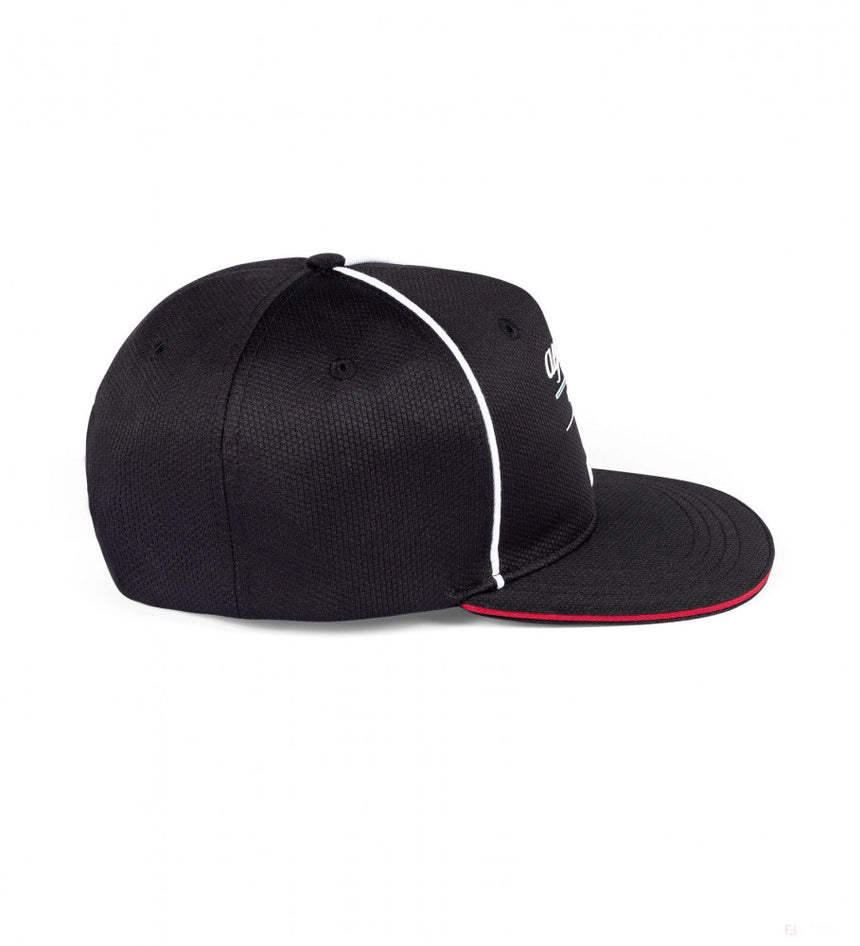 Gorra de ala plana, Alfa Romeo Team, Adulto, Negro, 2021 - FansBRANDS®