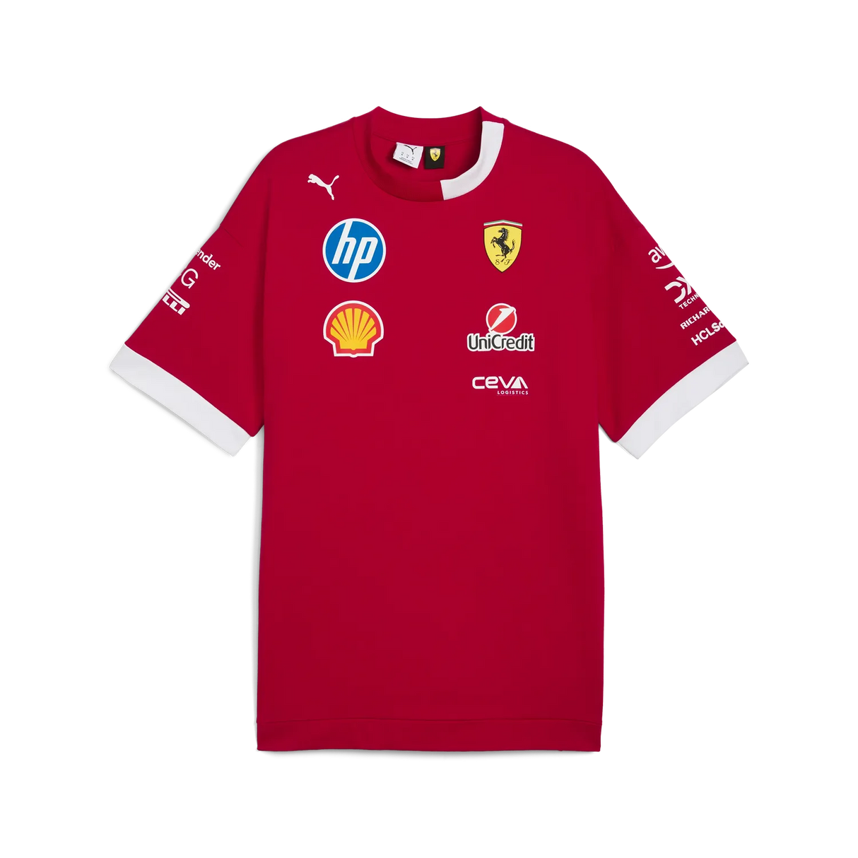 Scuderia Ferrari Drivers Oversized Camiseta Cuello Redondo 🔥