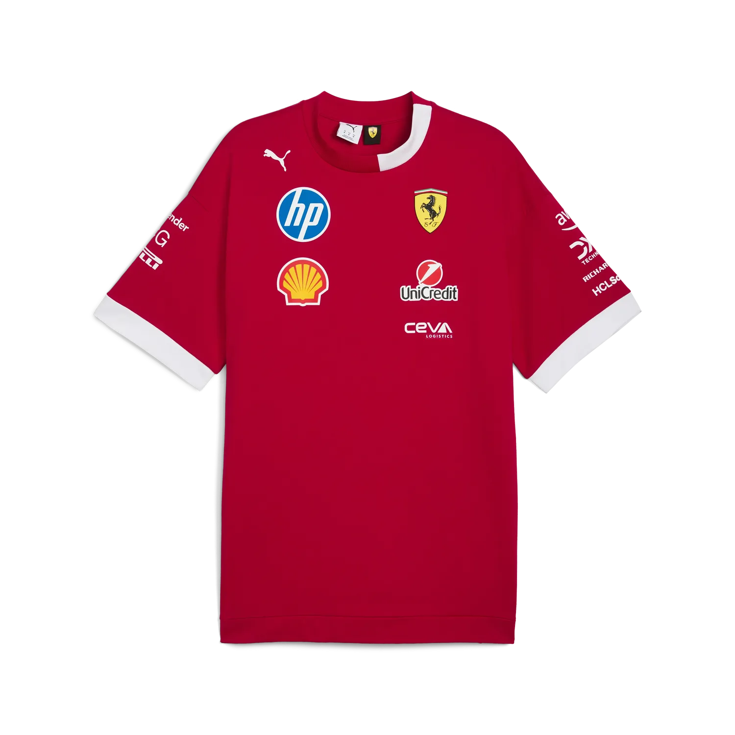 Scuderia Ferrari Drivers Oversized Camiseta Cuello Redondo 🔥