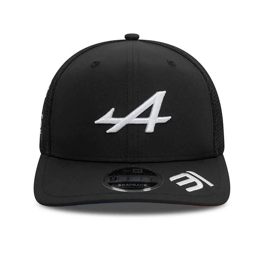 Alpine Cap, NEW ERA, Esteban Ocon, 9FIFTY, Erwachsene, Schwarz, 2024