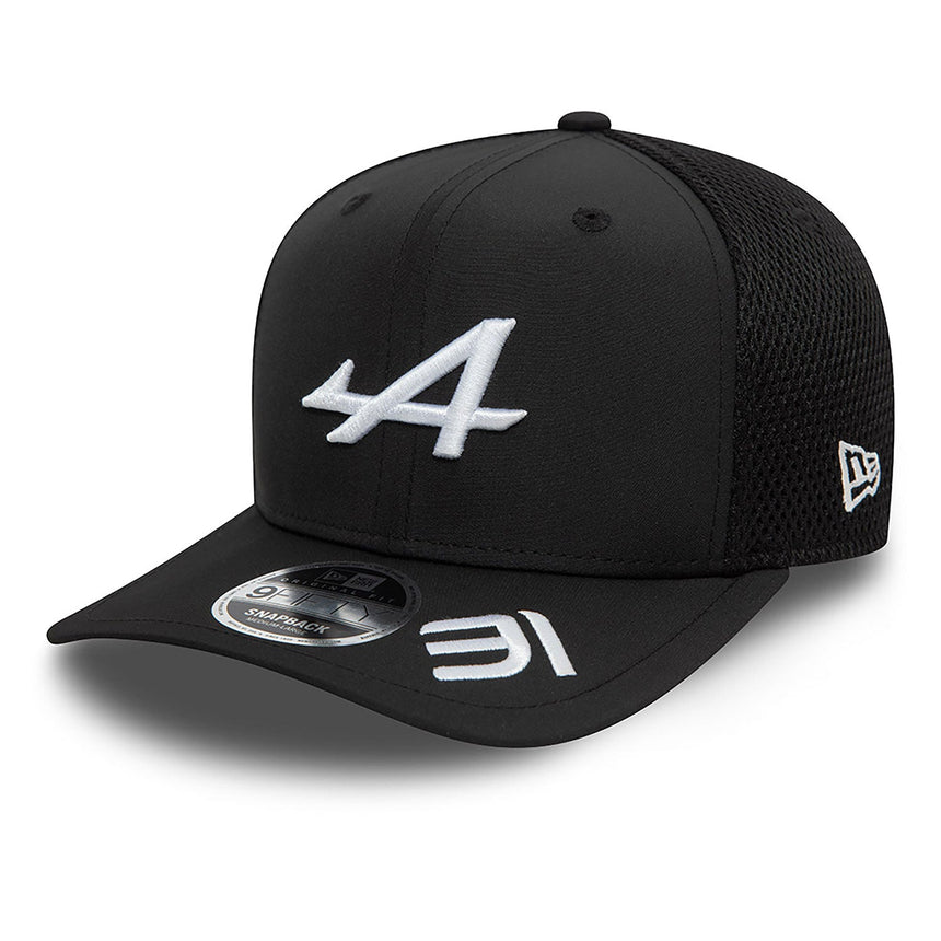 Alpine Cap, NEW ERA, Esteban Ocon, 9FIFTY, Erwachsene, Schwarz, 2024