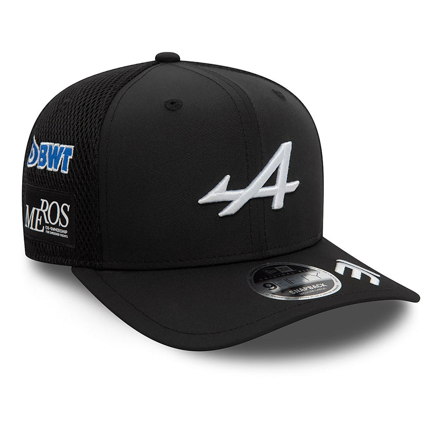 Alpine Cap, NEW ERA, Esteban Ocon, 9FIFTY, Erwachsene, Schwarz, 2024