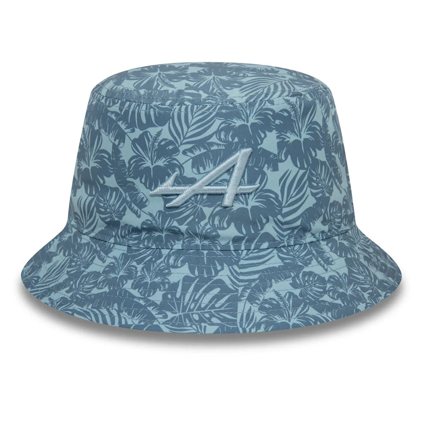 Gorro de pescador alpino, New Era, floral, azul