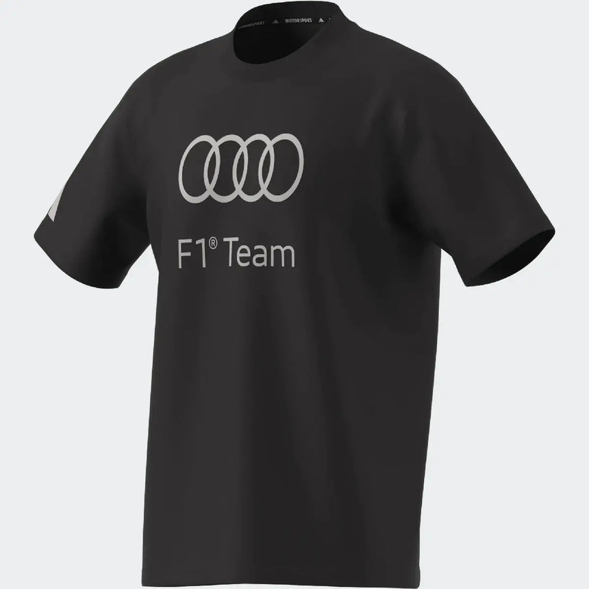 Audi camiseta, DNA, adidas, gris