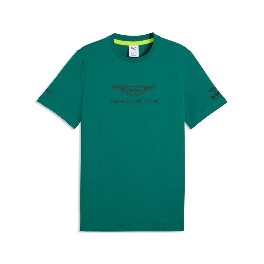Camiseta Aston Martin, Essential, gran logo, verde