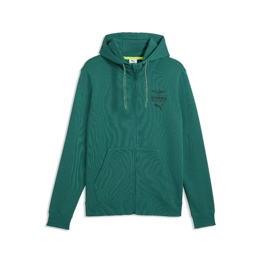 Chaqueta Aston Martin con capucha, essential, verde