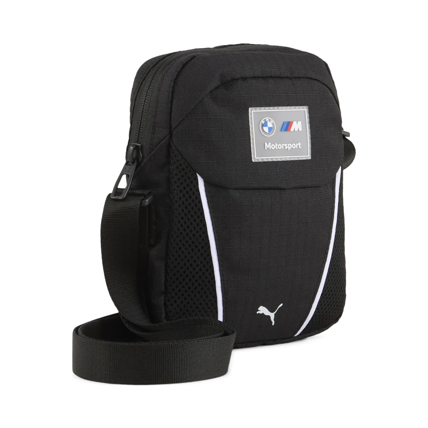 BMW MMS Crossbody Bag, PUMA, Black