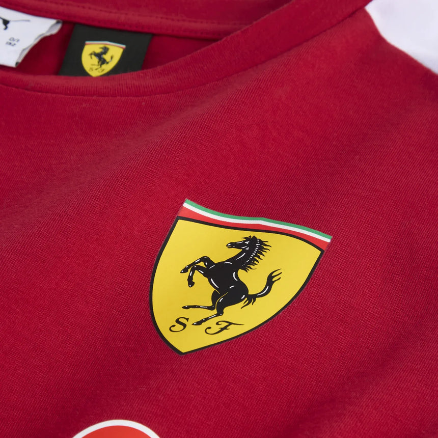 Scuderia Ferrari Team Kids' Crew Neck T-Shirt 🔥