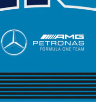 Mercedes George Russell 90X120 Flagge, Blau