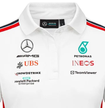 Mercedes Team, Damentrikot, Weiß, 2023